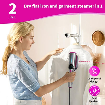 Garment Steamer for Clothes - Portable Travel Clothing Steamer Iron - Vymanel