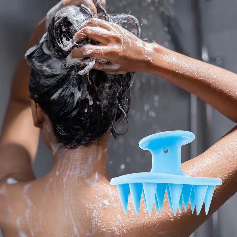 1Pcs Hair Brush Scalp Massager for Hair Growth Mold - Free Silicone Scalp Massager Shampoo Brush Scalp Scrubber Exfoliator Tools - My Store