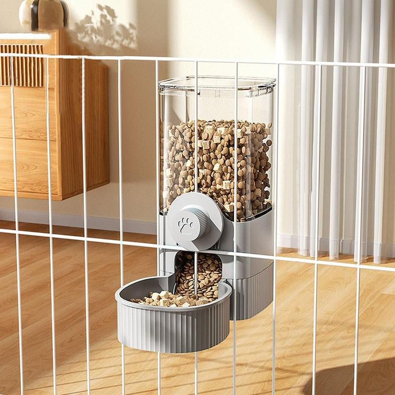 Hangable Pet Feeding Bowl Automatic Pet Feeder - Hanging Feeder Food Water Dispenser - Vymanel