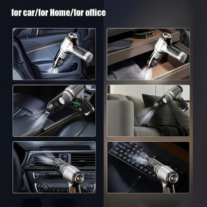 Car Vacuum Portable Cordless 20000PA High Power Mini Vacuum Cleaner 3 - In - 1 - Vymanel