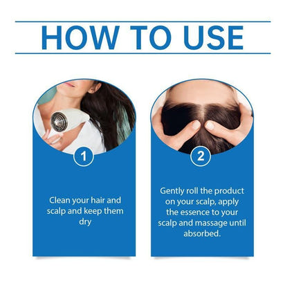 Advanced Hair Growth Roll - On Serum | 3% Rosemary | 2% Aminexil | 3% Redensyl | 2% Anagain | Precision Scalp Applicator | Paraben & Sulphate Free | Dht - Blocking Scalp Serum Boosts Oxygen Flow | Women & Men - vymanel