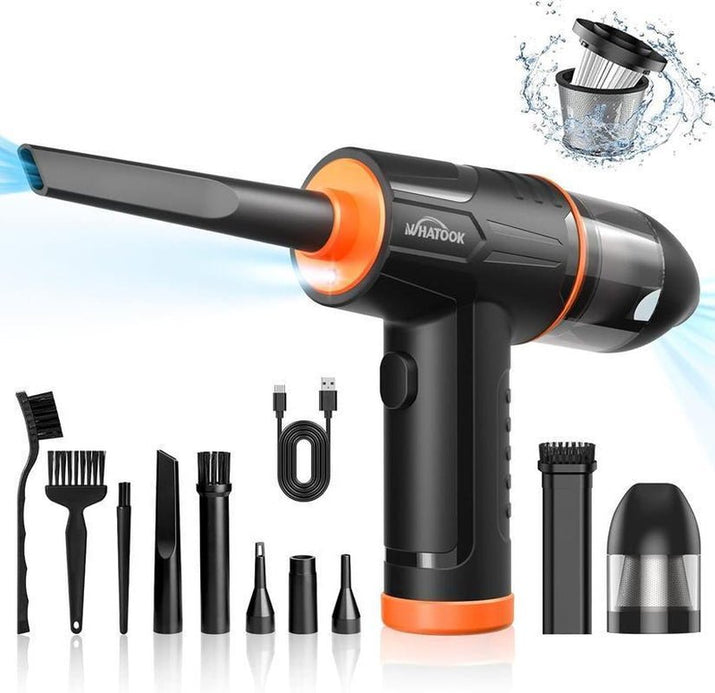 2 - In - 1 Air Duster 100000 RPM & 10 Kpa Cordless Car Portable - Vymanel