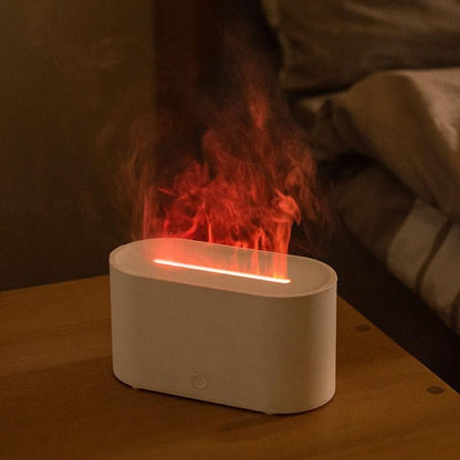 Flame Diffuser Portable USB Powered with 7 Colors Lighting - Vymanel