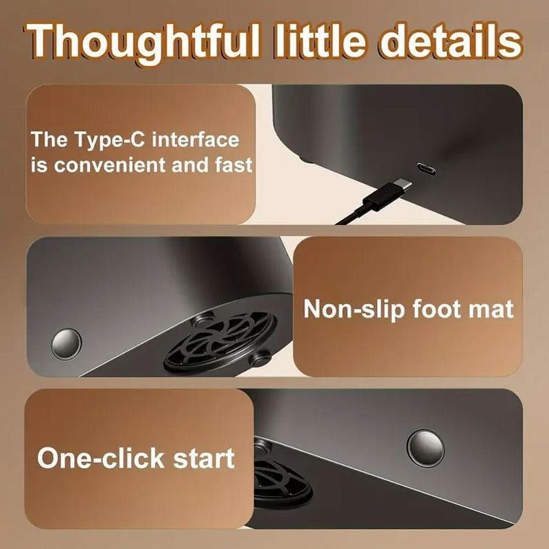 Flame Diffuser Portable USB Powered with 7 Colors Lighting - Vymanel