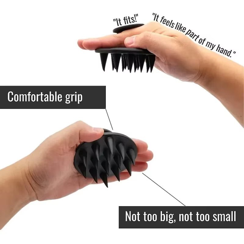 1Pcs Hair Brush Scalp Massager for Hair Growth Mold - Free Silicone Scalp Massager Shampoo Brush Scalp Scrubber Exfoliator Tools - My Store