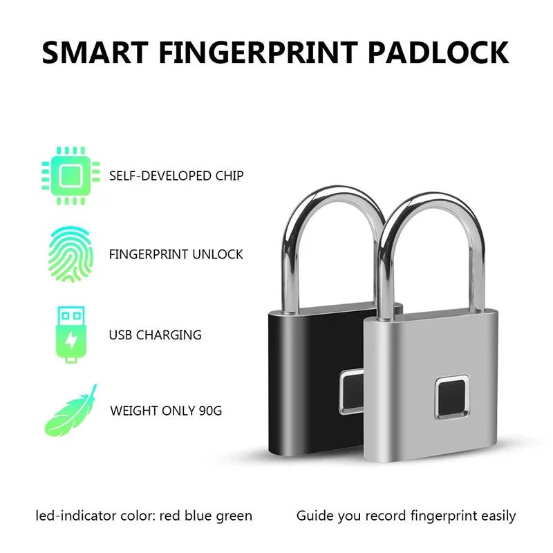 Smart Fingerprint Padlock - Vymanel
