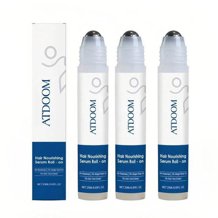 Advanced Hair Growth Roll - On Serum | 3% Rosemary | 2% Aminexil | 3% Redensyl | 2% Anagain | Precision Scalp Applicator | Paraben & Sulphate Free | Dht - Blocking Scalp Serum Boosts Oxygen Flow | Women & Men - vymanel