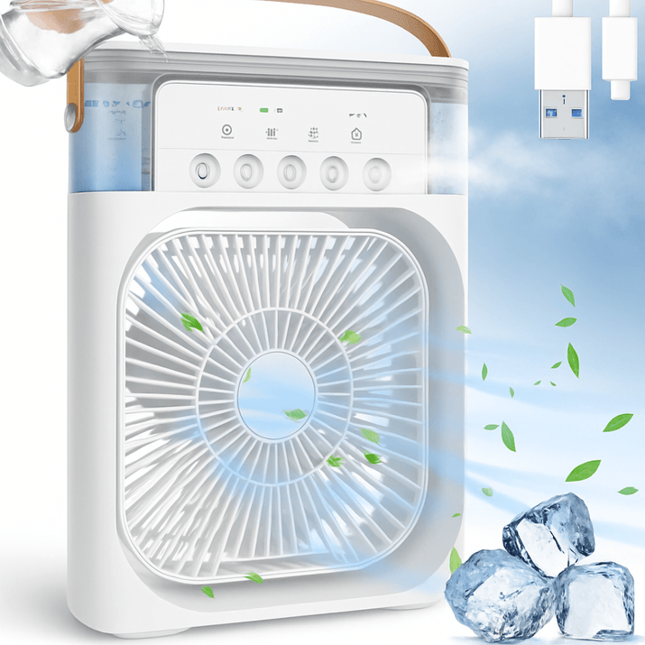 VYMANEL FrostBreeze Mini™ – Instant Cooling Portable Water/Ice Fan - Vymanel