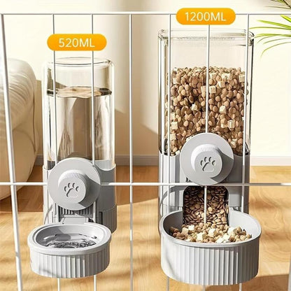 Hangable Pet Feeding Bowl Automatic Pet Feeder - Hanging Feeder Food Water Dispenser - Vymanel