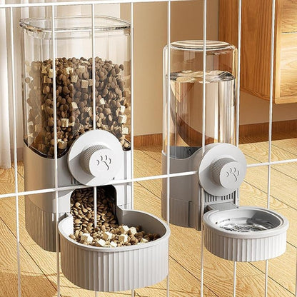 Hangable Pet Feeding Bowl Automatic Pet Feeder - Hanging Feeder Food Water Dispenser - Vymanel