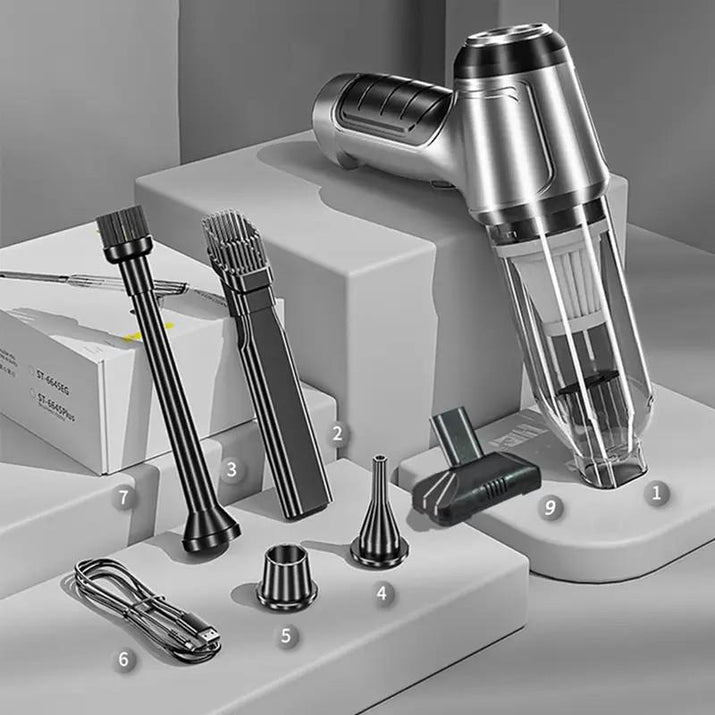 Car Vacuum Portable Cordless 20000PA High Power Mini Vacuum Cleaner 3 - In - 1 - Vymanel